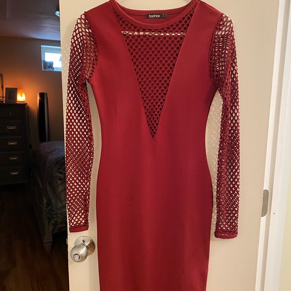 Mesh Red dress - Picture 1 of 2